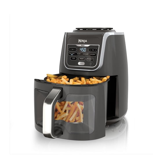 Ninja AF171C EzView Air Fryer Max XL, 5.5-qt. Capacity, 7 functions, up to 450°F, EzView Window, Grey