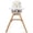 Beige, variant on Babyjoy 3-in-1 Convertible Wooden Baby High Chair w/ Tray Adjustable Legs Cushion Gray