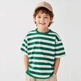 thumbnail image 2 of Ymyiu T-Shirts pour Garçons T-Shirts Variés pour Garçons T-Shirt Super Doux Extensible à Manches Courtes T-Shirt Graphique Taille 7-8 Ans (Vert, 7-8 Ans), 2 of 5
