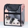 thumbnail image 4 of Pet Carrier Breathable Foldable Portable Clear Pet Backpack Cat Carrier Bag, 4 of 10