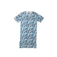 thumbnail image 2 of Robe à Imprimé Bleu à Dos Ouvert Adaptative pour Femmes, 2 of 5