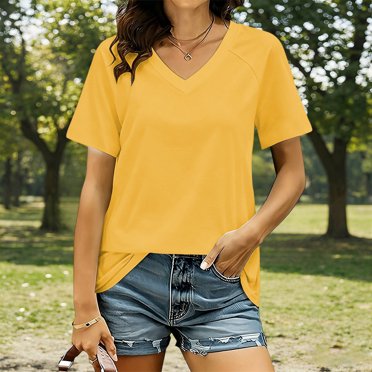 Casual Crew Neck Short Sleeve Graphic Printed T Shirt Soft Everyday Basic Tee Top for Ladies