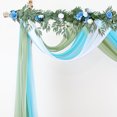 thumbnail image 4 of LCXmlly Roasting Pan Wedding Arch Drape Fabric Long 3 Panels Wide Sheer Wrinkle Free Soft Party Backdrop Drapery, 4 of 6