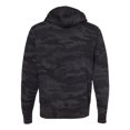 thumbnail image 2 of Independent Trading Co. Unisex Lightweight Hooded Sweatshirt, L, Black Camo, 2 of 2