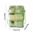 thumbnail image 2 of Water Cup Double Cup High Capacity Leak-Proof | 760ml Portable Lightweight Tumbler with Straw | Outdoor Home Use | Durable PC Material | Lock Buckle | Easy Clean | Multiple Colors, 2 of 9