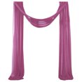 thumbnail image 3 of LCXmlly Roasting Pan Wedding Arch Drape Fabric Long 3 Panels Wide Sheer Wrinkle Free Soft Party Backdrop Drapery, 3 of 6