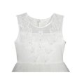 thumbnail image 4 of Flower Girls Dress Lace Hem Butterfly Wedding First Communion 7 Years, 4 of 7