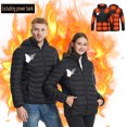 thumbnail image 1 of Jackets for Girls USB Intelligent Constant Temperature Heated Windproof Plus Size Coat For Men And Women Winter 21 Heated Jacket Coat Jackets for Women on Clearance, 1 of 1