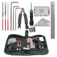 thumbnail image 1 of Kit de Réparation de Guitare Kit d'Entretien de Guitare Ensemble d'Outils d'Entretien Accessoires de Nettoyage, 1 of 7