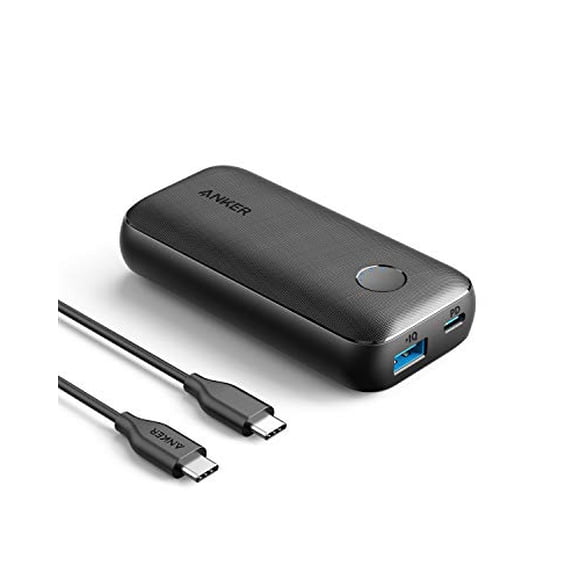 Anker PowerCore 10000 PD Redux, Chargeur Portable 10000mAh USB-C Power Delivery (18W) Banque d'Alimentation pour iPhone 11/11 Pro / 11 Pro Max / 8 / X/TP Samsung S10, Pixel 3/3TG, iPad Pro 2018, et Plus