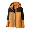 thumbnail image 1 of Pisexur Manteau de Pluie Imperméable pour Femme, Léger, Printemps Automne, Imperméable à Capuche, Grande Taille, Manteaux d'Hiver pour Randonnée, Voyage, Plein Air, 1 of 9