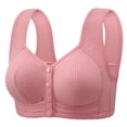 thumbnail image 1 of Womens Bras Bra Women Breathable No Underwire Bras Plus Size Front Closure Bralettes Comfort Full Coverage Hide Back Bras, 1 of 1