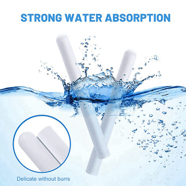 Bâton de Séchage 8 Pcs Diatomite Bâton Absorbant l'Humidité Bâton d'Absorption d'Eau Propre Diatomite Terre Dessiccant pour Lessive