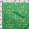 thumbnail image 3 of oneOone Polyester Spandex Green Fabric Asian Floral Block Sewing Material Print Fabric By The Yard 56 Inch Wide, 3 of 4