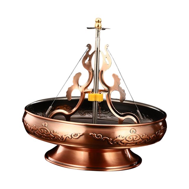 jifeng Chinois Porte-Bobine Cadre de Support de Cadeau Décoration de Bureau Ornements Bobine Rack Rouge