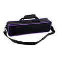 thumbnail image 1 of Bunblic Sac de Transport pour Flûte 16 Trous Étui pour Instruments de Musique Sac de Protection Portable Polyvalent avec Bandoulière Violet, 1 of 8