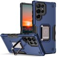 thumbnail image 1 of Supersield Samsung S23 Ultra Case Defender Fitted Hard Shell Ring Holder Stad Cover Case for Galaxy S23 Ultra - Blue, 1 of 5