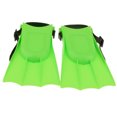 thumbnail image 2 of Kids Adjustable Flippers Fins Swimming Diving Learning Tools (Green), 2 of 6