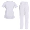 thumbnail image 2 of Women's Scrubs Set Scrub Top and Pants Scrubs Set, 2 of 3