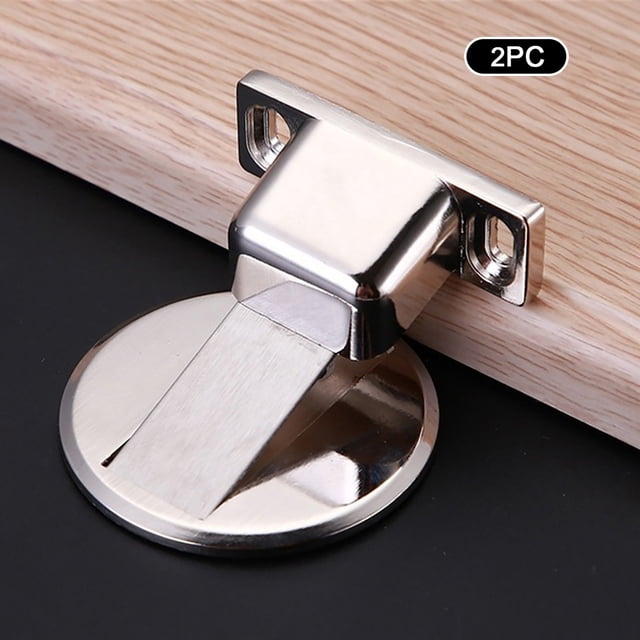 EGNMCR Suction Door Stops Invisible Anti-collision Punch Stainless Steel Magnetic Home Door suction device