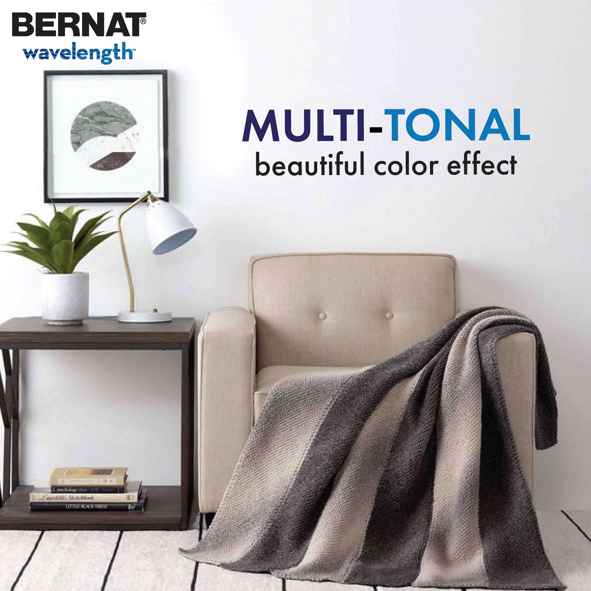 Bernat® Fil Longueur d'Onde™, Acrylique #5 Volumineux, 5oz/140g, 223 Yards