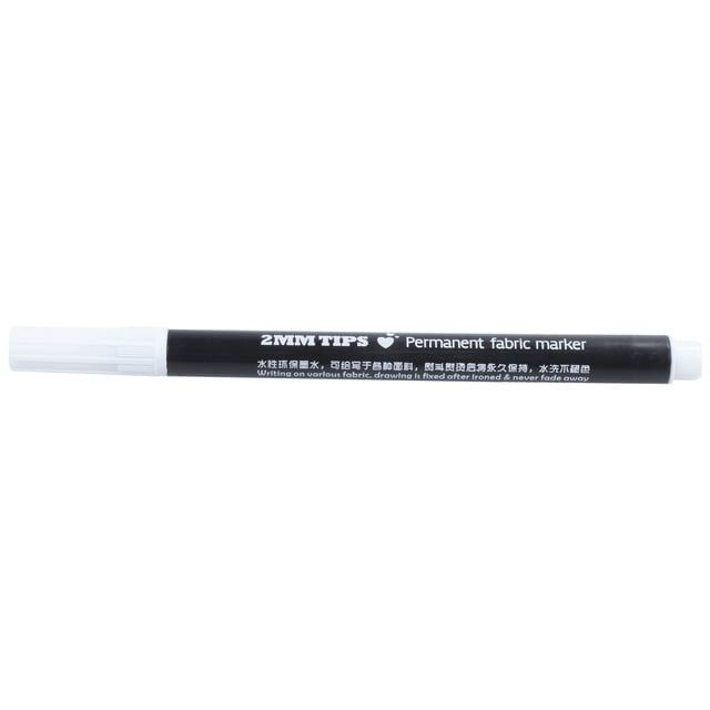 1 x Fabric Marker Pens Permanent Colors For DIY Textile Clothes T-Shirt Shoes white
