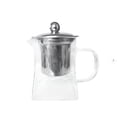 thumbnail image 2 of Glass Teapot with Stainless Steel Infuser - Borosilicate Stovetop Kettle for Loose Leaf Tea, 350ml Clear Pot with Filter for Herbal & Flower Tea, 2 of 9