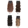 thumbnail image 4 of Thinsony High Temperature Fiber Long Wavy Clip-On Hair Extensions Soft Smooth Adjust Quantity For Best Look Dark brown 55CM, 4 of 6
