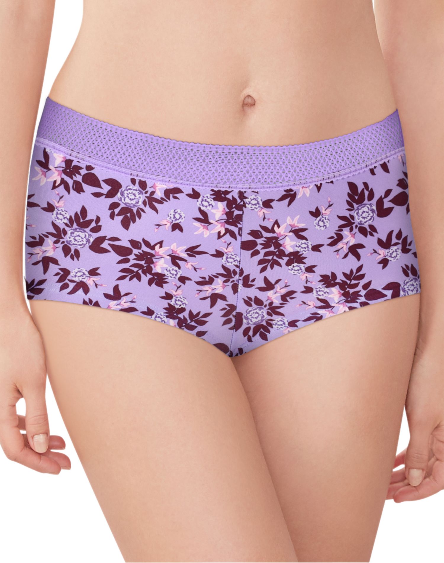 Maidenform Womens One Fab Fit Microfiber and Lace Boyshort - Best-Seller, 7