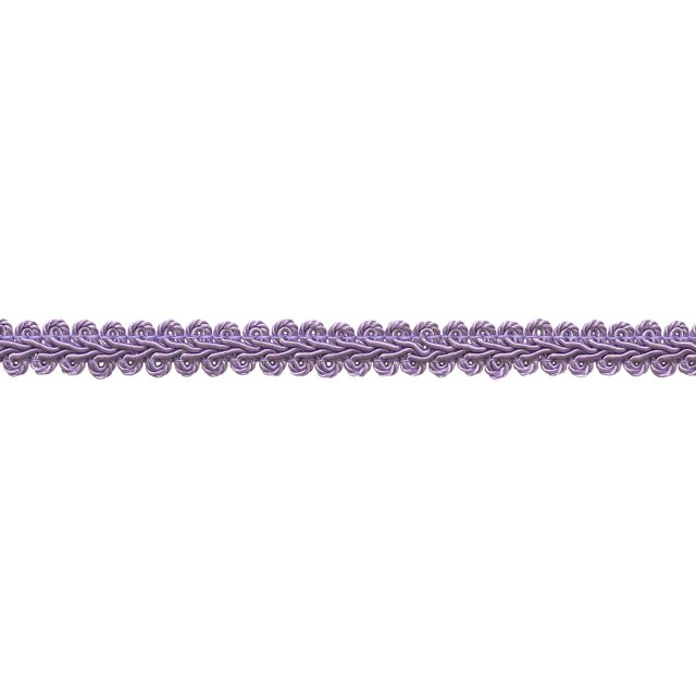 1/2" (1cm) Basic Solid Collection French Gimp Braid Trim (Style# FGS), Lavender Purple #D8 (Light Lavender Violet Purple) 10 Yards (30 ft/9.5m)