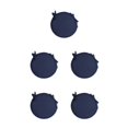 thumbnail image 2 of relayinert 1/2/3/5 Confort et Durabilité des Chaises Coussin Rond Doux et Confortable Bleu Foncé 5 Pcs, 2 of 6