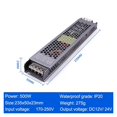 thumbnail image 2 of Transformer 60W 100W 200W 300W 400W 500W LED Driver Power Supply Super Thin A/D Converter For LED Strip Light Bulb, 2 of 8