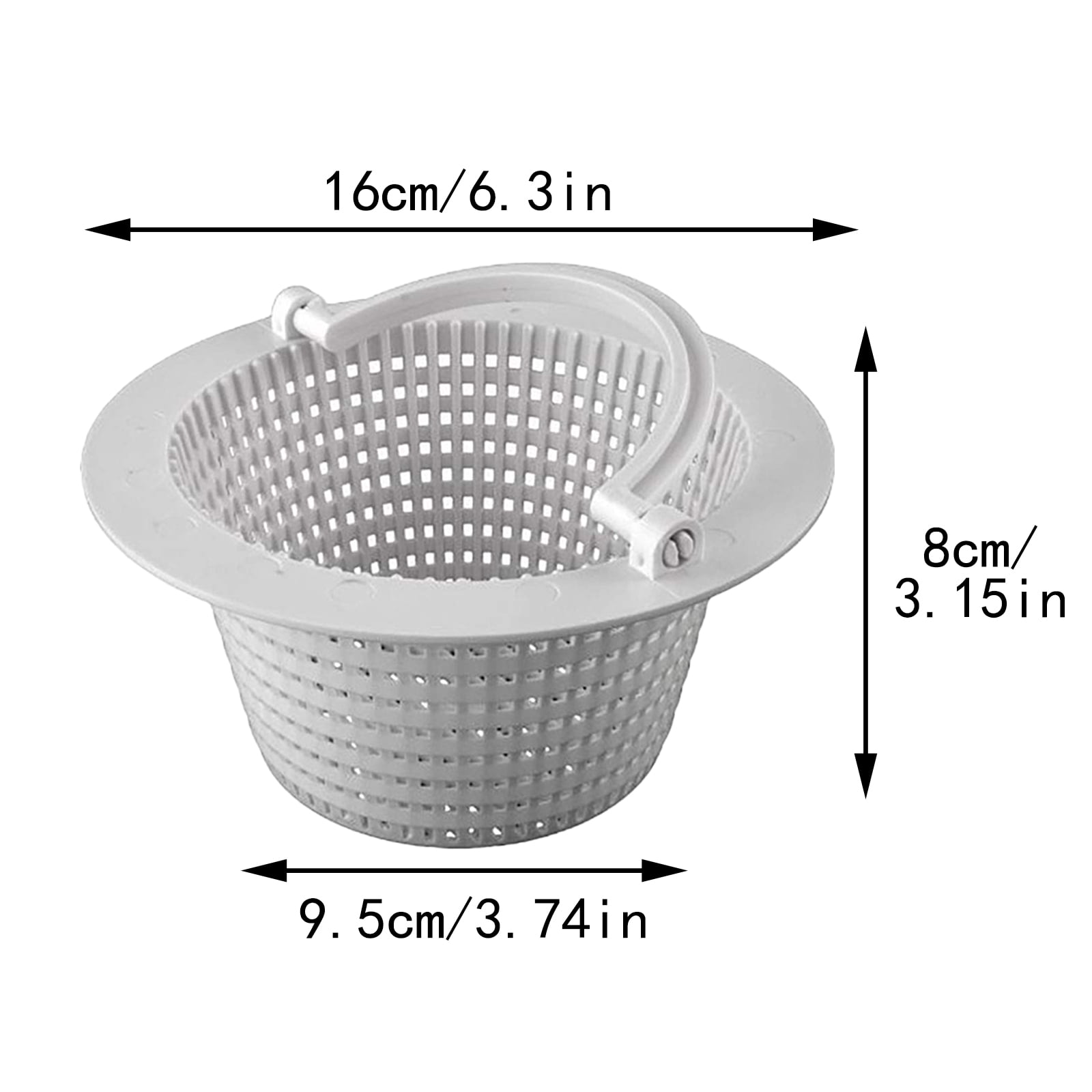 Standard Skimmer Basket for Above-Ground Pools 4 3/4" x 6 1/4 " x 3 "