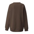 thumbnail image 3 of Hauts à Manches Longues pour Femmes Mode Décontractée Imprimé de l'Action de Grâce Blouse Ample à Manches Longues Col Rond Pull Décontracté, 3 of 4