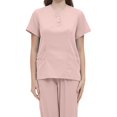 thumbnail image 4 of Tachiuwa Women Uniform Scrub Set Nurse Uniform Durable V Neck Machine Washable Breathable M, 4 of 5