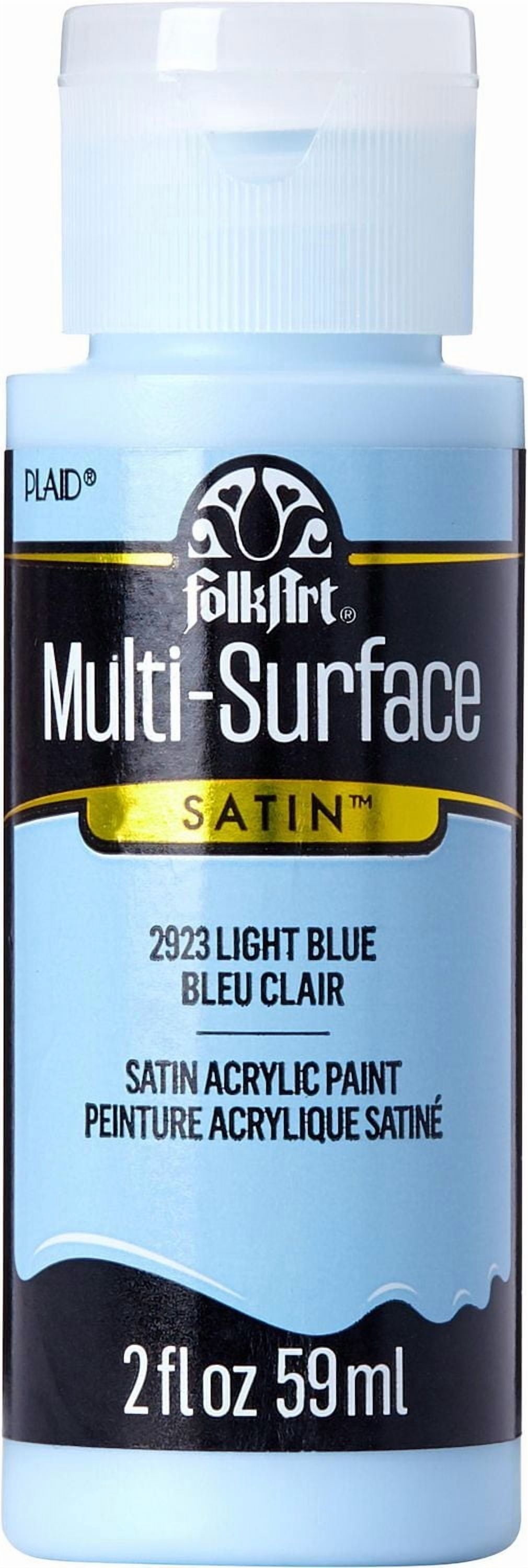 FolkArt Peinture Acrylique Satin Multi-Surface, 2 fl. oz., Bleu Clair