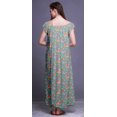 thumbnail image 2 of Bimba Chemise de Nuit Imprimée pour Femmes Vêtements de Nuit Robe de Soins Infirmiers en Rayonne, 2 of 4