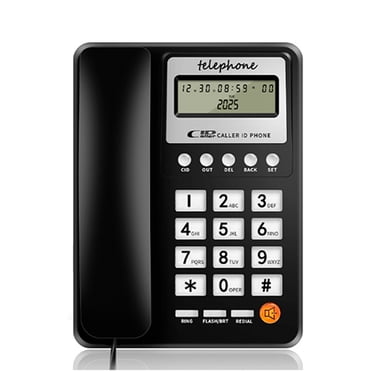 Yingyy Identification Filaire Numérique, Attente et Rater des messages Importants Mains Libres avec Contrôle Degn, Construction Durable. pour Bureaux, Hôtels et