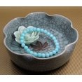 thumbnail image 5 of Natural Peruvian Amazonite Gemstone 6mm Round Beads Stretch Bracelet 7" Unisex, 5 of 5