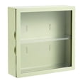 thumbnail image 4 of 2 Layer Wall Mounted Display Box Countertop Cabinet Storage Box with Door, 4 of 8