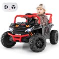 thumbnail image 1 of Gymax 12V Kids Ride on Truck w/Parental Remote 3 Speeds & Reverse Forward Function Black, 1 of 8