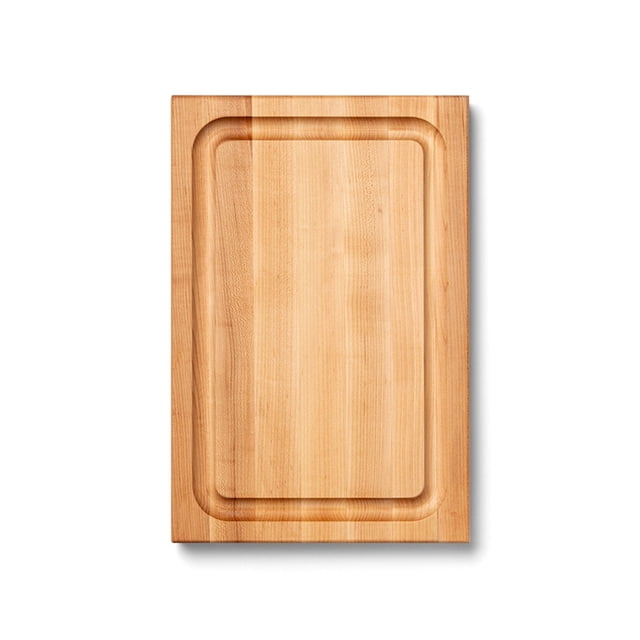 John Boos BBQ Collection Planche à Découper en Bois Réversible, Rainure à Jus, Érable