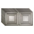 thumbnail image 1 of Fasade 2ft x 4ft Vinyl Ceiling Panel 5 Pack Galvanized Steel Water Corrosion Resistant, 1 of 5