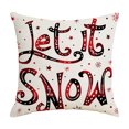 thumbnail image 2 of Taie d'Oreiller de Noël pour Canapé Coussin de Dos, 2 of 8