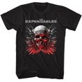 thumbnail image 1 of Expendables Skull And Guns Black Adult T-Shirt, 1 of 2
