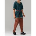 thumbnail image 3 of Men Medieval Costume Renaissance Templar Knight Vintage Tunic Tops, 3 of 6