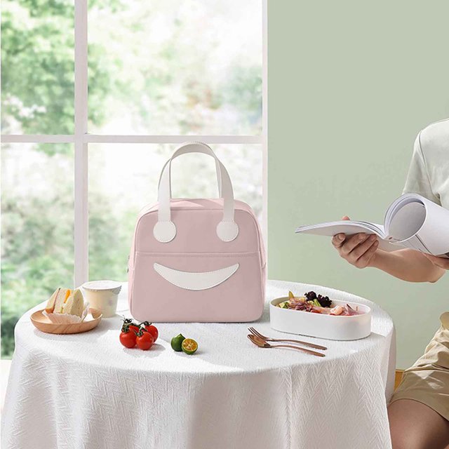 EGNMCR Lunch Sac à, Sac à Lunch Femme Isolation Grande Capacité Épaissi Papier D\'aluminium Portable Sac Bento Sac de Rangement Sac à Lunch un bentobag