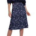 thumbnail image 4 of Moomaya Jupe Imprimée pour Femmes en Poly Spandex Tenue Décontractée Jupe d'Été pour Filles, 4 of 5