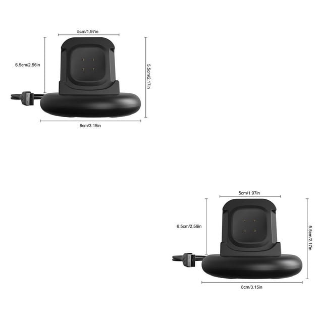 yingyy Support de Charge USB pour Montres Intelligentes, Station de Charge, Support pour 3 Sens, Support de Voyage Portable, 2 Ensembles