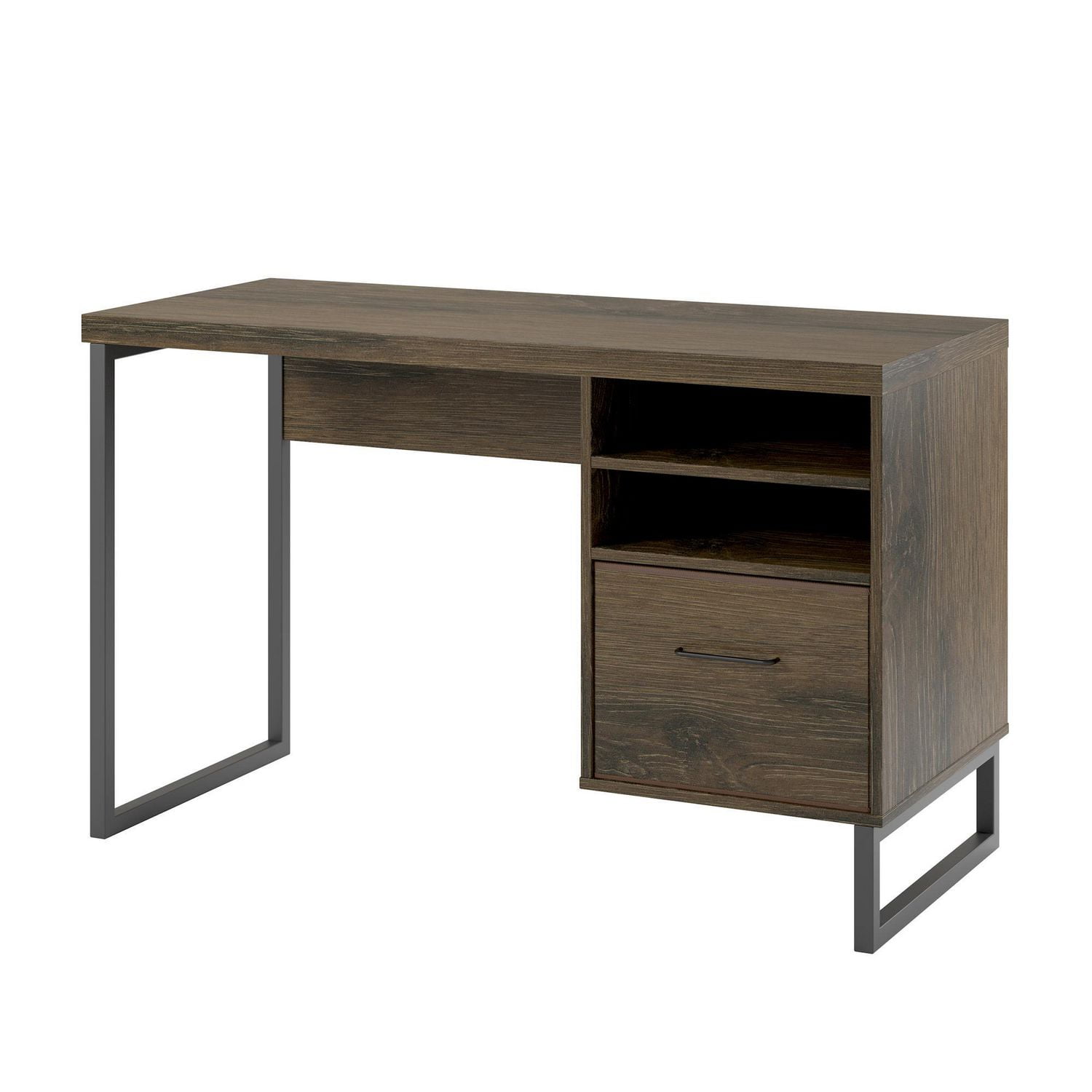 Candon Computer Desk, Medium Brown